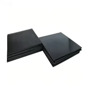 Black Rubber Sheet Plate High Density Wear Resistant Rubber Mat for Industrial Floor Workshop Pad
