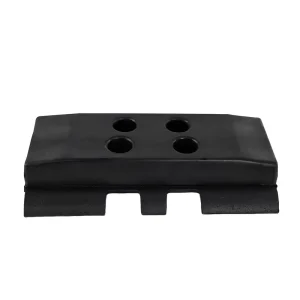 Black Rubber Track Pads with Bolts for Paving Machine Undercarriage Track Chains