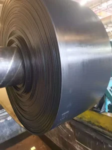 Black Rubber Transport Conveyor Belt in Conveyor