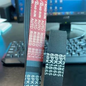 Black Rubber V Belt Customizable OEM Automatic Transmission Belt with Polyester Material