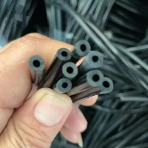Black Rubber Water Hose with Smooth Surface, Optional Cloth Cover, Water-Over-Air