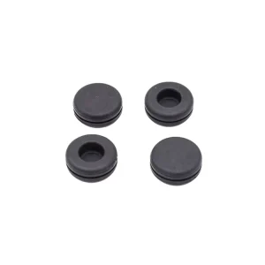 Black Shockproof Round Rubber Foot Pad