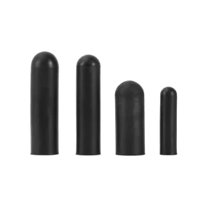 Black Silicone Plugs and Rubber Sleeve Covers for Hydraulic Oil Pump Studs