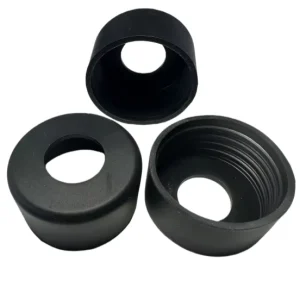 Black Silicone Rubber Crank Protector Cover, 30-90 Shore Hardness, for Fitness Equipment, Various Sizes