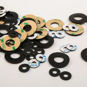 Black Silicone Rubber Foot Pads Non-Slip Sealing Gaskets for Tables and Chairs
