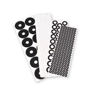 Black Silicone Rubber Gasket Self-Adhesive Wear-Resistant Foot Mat for Furniture, Tables, Chairs, and Electrical Appliances