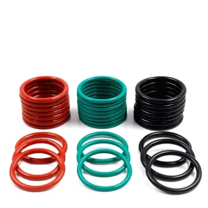 Black Silicone Rubber O Ring High Temperature Resistant Waterproof Washer for Automobile Applications