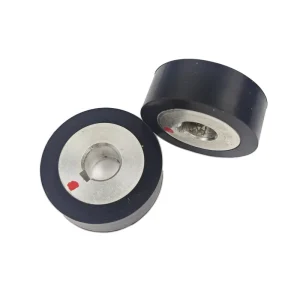Black Silicone Rubber Roller High Temperature Resistant 20A-90A Hardness