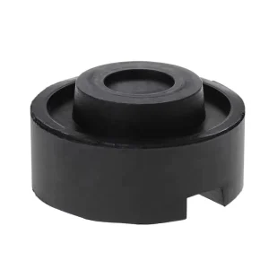 Black Slotted Rubber Jack Stand Pad, Floor Jack Frame Rail Adapter for Car Lifts