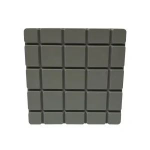 Black Square Thickened Anti-Slip Rubber Foot Pads Shock-Absorbing Blocks for Tables Chairs and Washing Machines