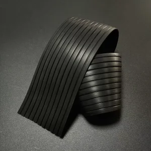Black Strip-type Cutting Customized Waterproof Extruded Silicone Waterstop Belt with Anti-fatigue and UV Protection