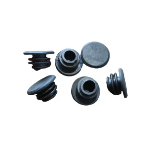 Black Thickened Rubber Stopper for Bicycle Handlebars and Handlebar Straps