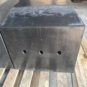Black Through-Hole Rubber Shock-Absorbing Block and Industrial Buffering Rubber Pad