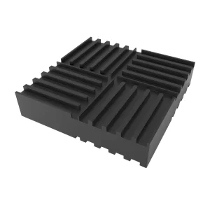 Block Gasket Rubber Neoprene NBR SBR CR NR Square Solid Rubber Buffer Block