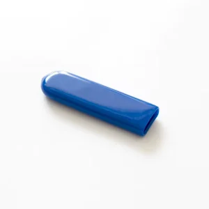 Blue Anti Collision PVC End Cover with Insulated Sheath Round Dustproof Rubber Cap Flat Sheathed Cut to Size
