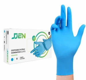 Blue Food Grade Hairdressing Oil resistant Industrial Machinery Repair Labor Protection Disposable Powder Free Vinyl Gloves