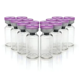 Borosilicate Glass Tubular Vials 3ml Pharmaceutical Grade Rubber Stopper Empty Containers for Liquid Storage