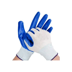 Breathable Comfortable Non Slip Hanging Rubber Nylon Impregnated Latex Protective Safety Gloves