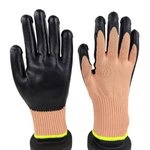 Breathable Nitrile Rubber Coated Safety Gloves Heavy Duty Industrial Work Gloves Durability Warehouse Gardening