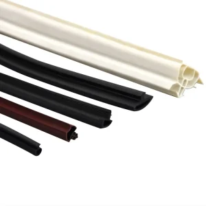 Brown PVC Rubber Sealing Strip for Industrial Doors and Windows, Custom Shape