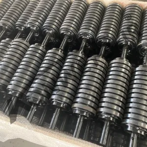 Buffer Rubber Roller Mining Parallel Roller Nylon Rubber Polymer Spiral Roller Comb Roller Manufacturer