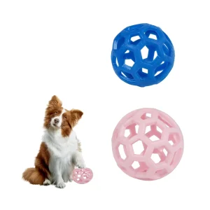 C4P Customize Support Prickle Ball Puppy Rubber Teeth Cleaning Durable Chewing Ball Puppy Toys Pet Chew