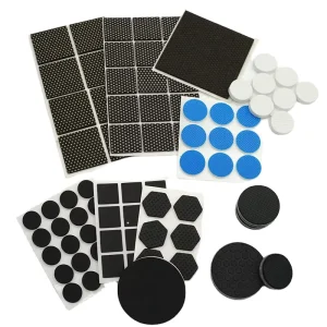CE Furniture Eva PTFE Felt PVC Base Hardwood Floor Protect No Noise Anti Scratch Self Adhesive Chair Foot Pad