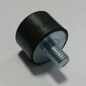 CNC Machine Vibration Damper Motor Mount Custom-Size Rubber Pad with Threaded Stud