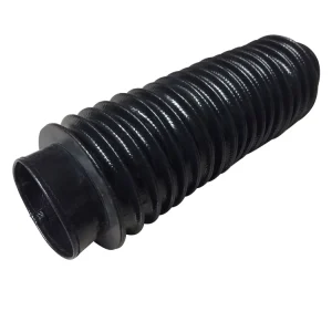 CNC Machinery Rubber Flexible Bellows Ball Screw Cover 3cm Inner Dia Black