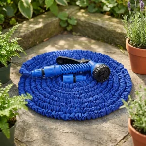 CNS Standard Retractable Garden Hose Reel with Telescopic Rubber Hose for Car Wash and Garden Use