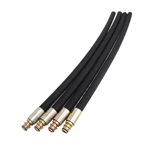 CQ Brand Cutting Pressure Fiber Braided Rubber Hose 8mm for Generator Fuel Anti Static Flange Air