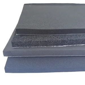 CR Neoprene Rubber Foam Waterproof Sheet SBR SCR CR Die Cut Foam Pads with Adhesive