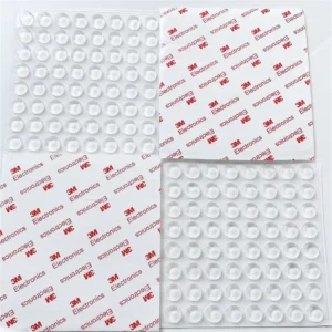 Cabinet Door Bumpers Clear Self-Adhesive Rubber Silicone Sound-Dampening Pads