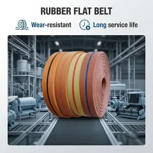 Canvas Rubber Polyamide Flat Transmission Belt for Farming Machinery