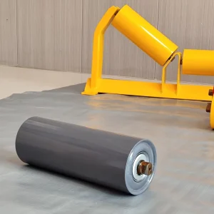 Carbon Steel Conveyor Roller Idler Fire and Oil Resistant for Coal Mine and Material Transport