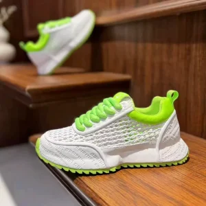 Casual Mens Shoes Comfortable Mesh Breathable Lightweight Thick Sole Height Increasing Outdoor Running Board Shoes for Men