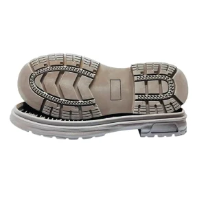 Casual Shoe Sole in Rubber Durable and Comfortable Footwear Accessory