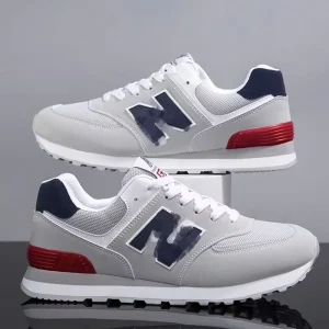 Casual Sports Shoes Comfortable Breathable Mesh Rubber Sole Wear Resistant Running Style Fashionable Walking Style