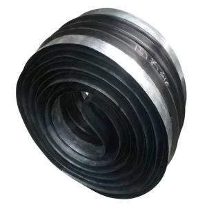 Chemical-Resistant Steel-Edge Neoprene Rubber Waterstop Strip for Sewage Treatment Joints