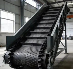 Chevron Cold-Resistant Waterproof Conveyor Belt, 300-2400 mm Width