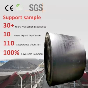 China Custom Design Heat Resistant Anti static Nylon Rubber Conveyor Belt New Condition EP630 3 Coal Grain Used Industry