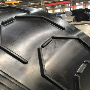 China Factory Supply Bothwin Industrial Heavy Duty Portable Rubber Conveyor Belt 1200mm 4 Ply Chevron Cutting Service