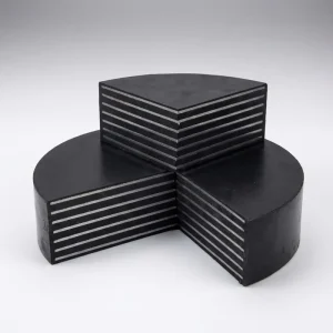 China Laminated Elastomeric Neoprene Rubber Bearing Pad Steel Plate for Construction Bridge Shock Absorption Cutting
