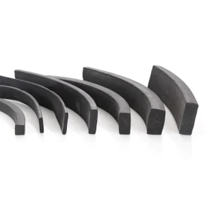 China Manufacturers U shaped EPDM Resilience Silicone Sponge Strip Foam Cord Rubber Seal Strip