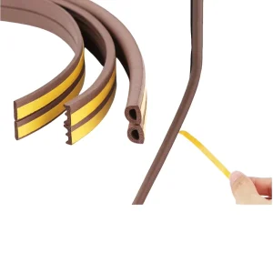 China Supplier Self Adhesive D Shape Rubber EPDM Seal Strip Foam Rubber Sealing Strip