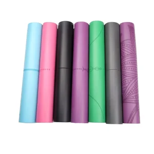 China Yoga Mats Supplier Anti Slip Eco Friendly 2mm 3mm 4mm PU Natural Rubber Soft Yoga Mat