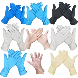 Chinese Factory Disposable Medical Supply Ce Iso Approved Powder Free Rubber Examination Medical Nitrile Surgical Gloves