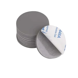 Circular Black Rubber Self-Adhesive Bumper Feet for Kitchen Cabinets, Drawers, Furniture, and Doors