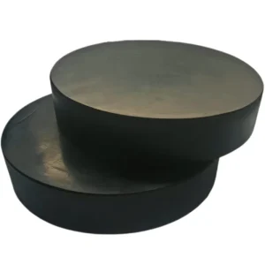 Circular Elastomeric Rubber Bearing Pad with ASTM and GB Standards and Q345 Steel for Bridge Construction