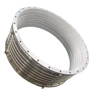 Circular PTFE-Lined Rubber Bellows Temperature -80 to 250 Low-Pressure Chemical Pipe Fitting Isostatic Molding